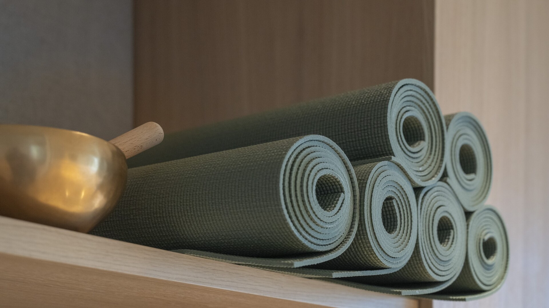 Yoga room in the Garten Spa at Seegut Zeppelin